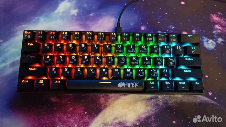 Клавиатура механическая 60% Hiper MK1 Spike