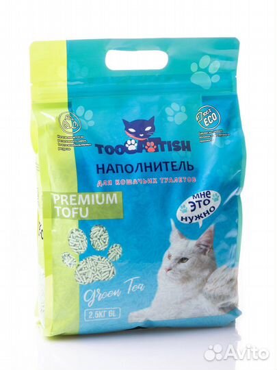 Кошачий наполнитель Тофу