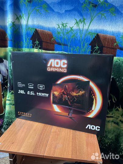 Монитор AOC gaming C27G2ZE/BK Black 240Hz
