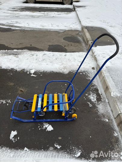 Санки с меховым конвертом