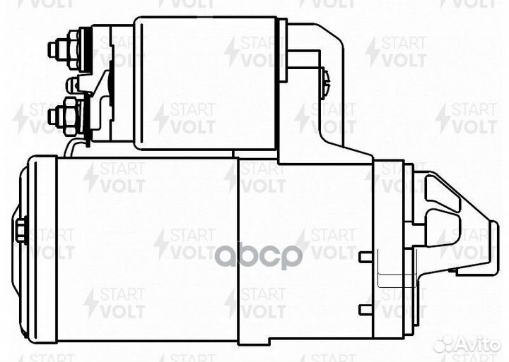 Стартер Suzuki Grand Vitara (05) 2.0i 1,7кВт (LSt