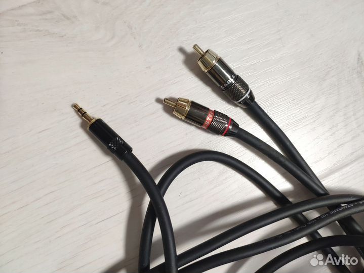Кабель 2RCA - Minijack 10м