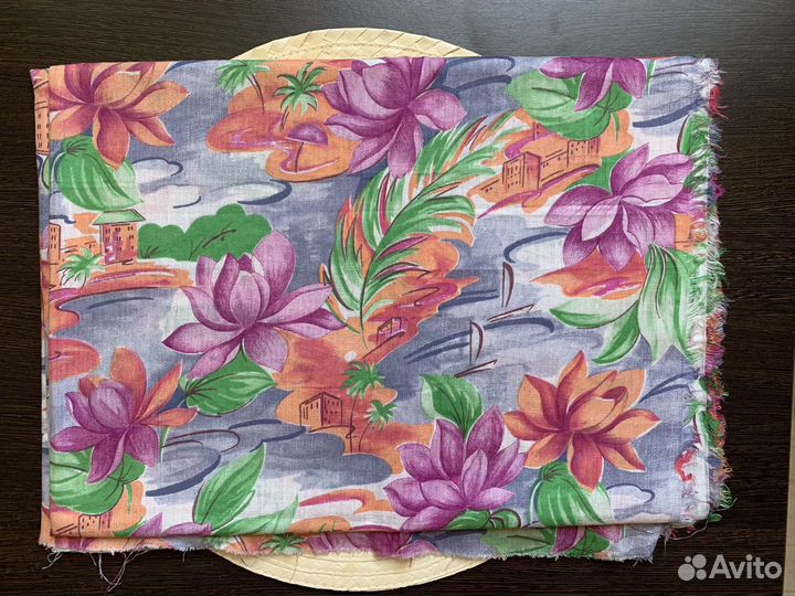 Ткань ситец, хлопок, фланель СССР