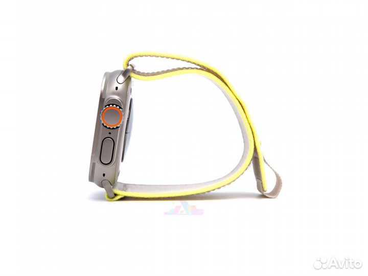 Watch Ultra 49 мм Titanium Case with Yellow/Beige