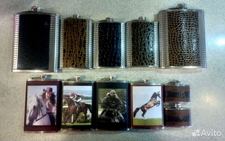 Фляжки подарочные