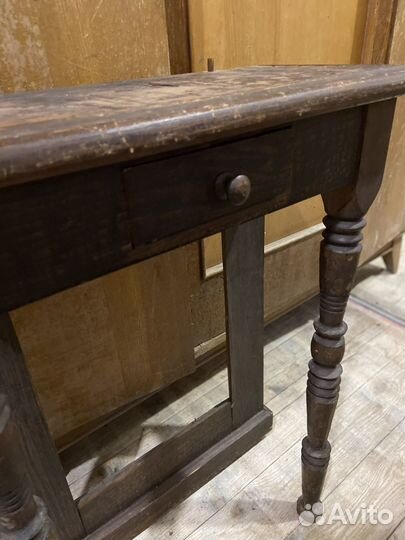 Зеркало старинное с тумбой подставкой трюмо