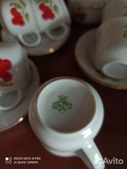 Сервиз кофейный гдр