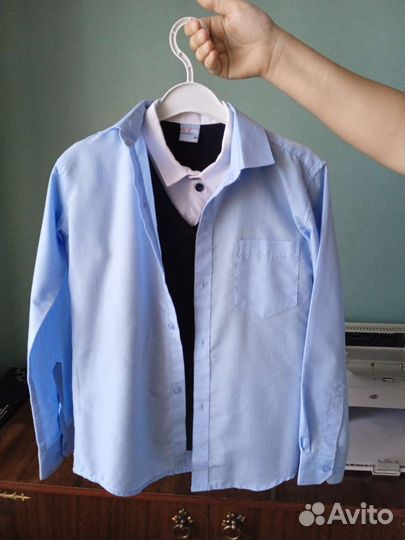 Школьная форма для мальчика синяя 134