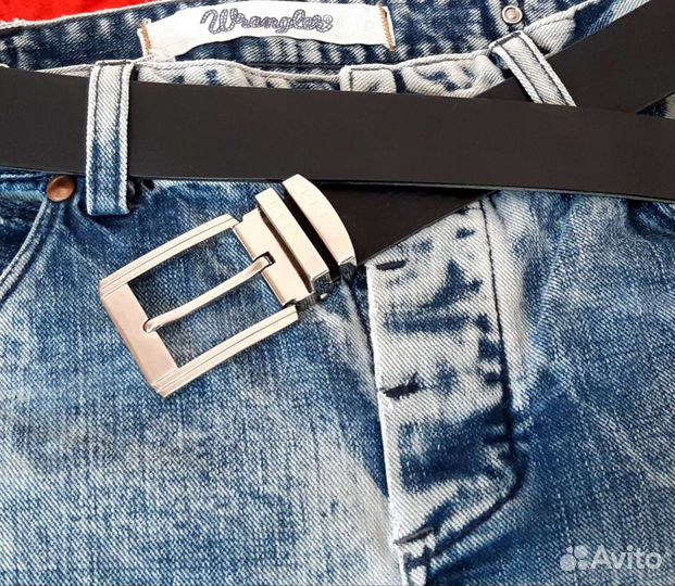 Ремень из натуральной кожи ручной работы