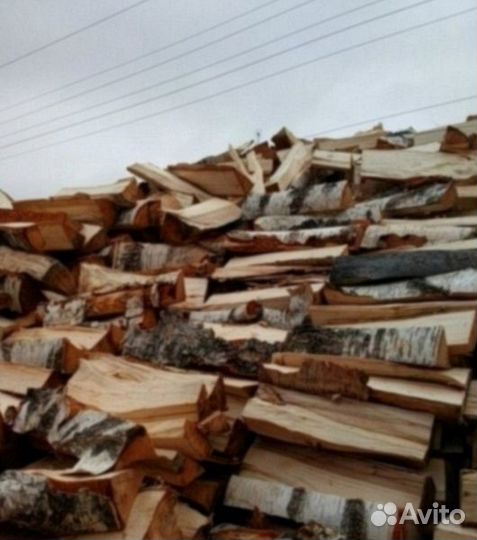 Дрова березовые колотые