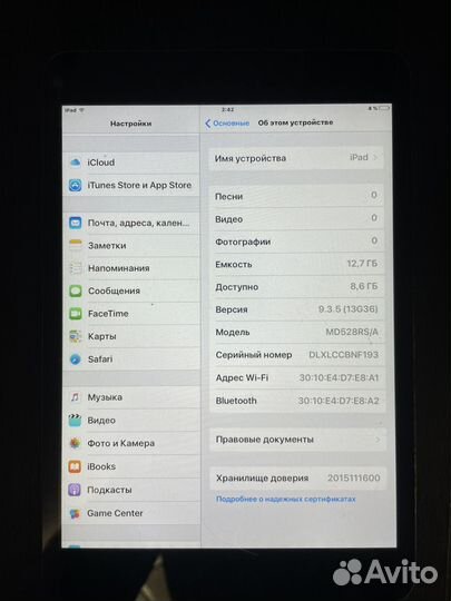 Apple iPad mini 1, 16 gb