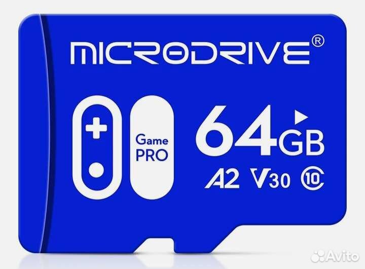 Карта памяти MicroSD 64gb