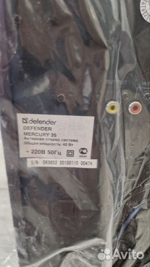 Колонки defender mercury 35 новые