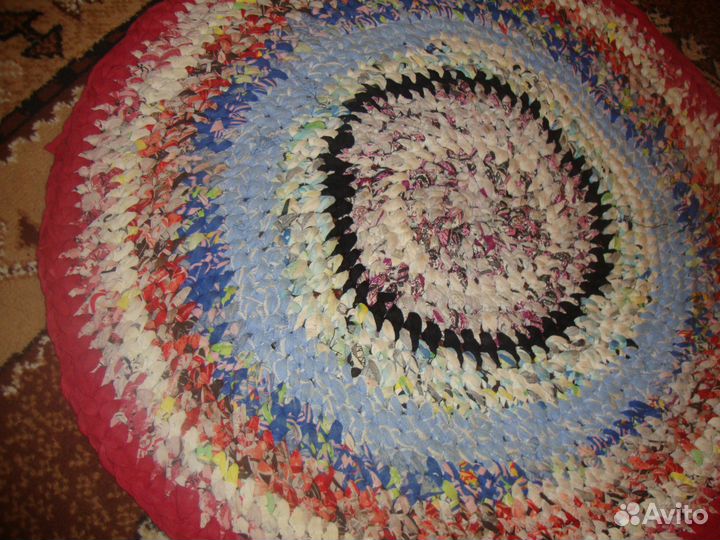 Коврик ручной работы из хб ткани