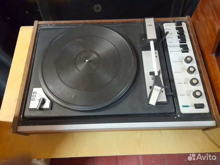 Виниловый проигрыватель вега 101 стерео