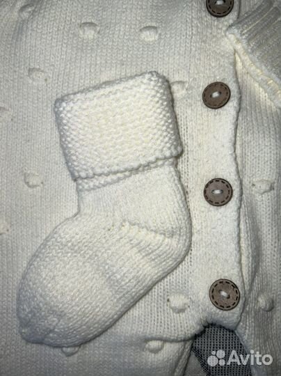 Конверт на выписку новорожденных вязаный