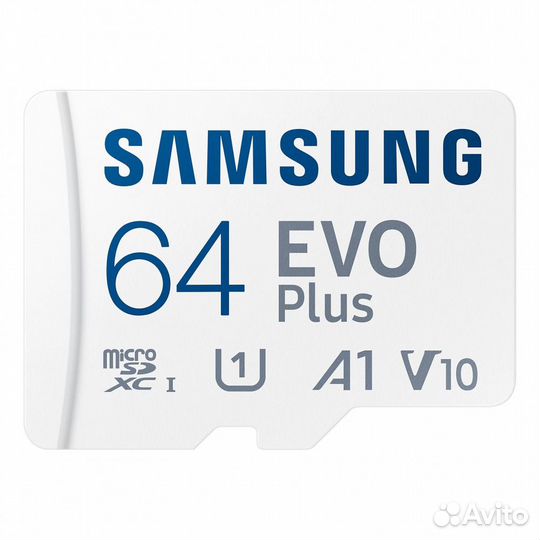 Карта памяти MicroSD 64GB Samsung Class 10 Evo