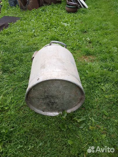 Молочный алюминиевый бак