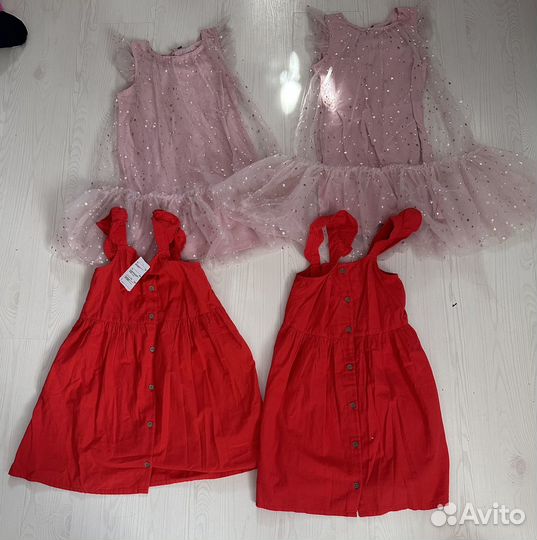 Вещи пакетом на девочек двойняшек