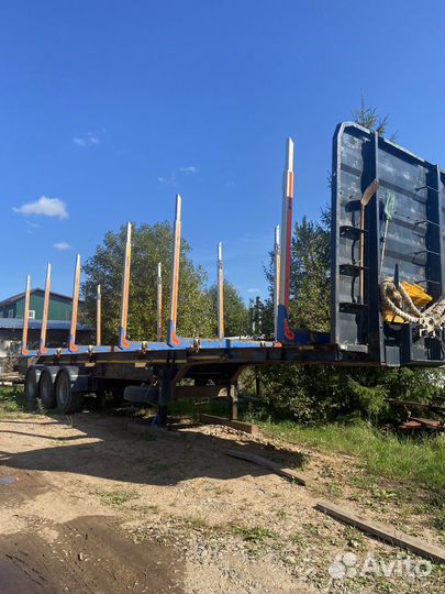 Полуприцеп лесовоз (сортиментовоз) Meusburger Новтрак SH-345, 2014