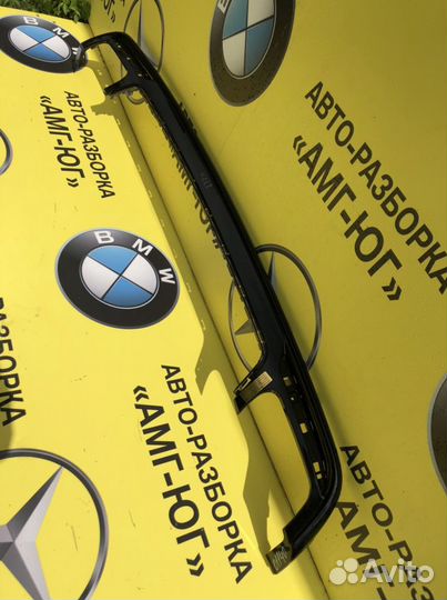 Mercedes W222 S222 AMG пакет Юбка бампера задняя