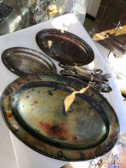 Блюдо мельхиор