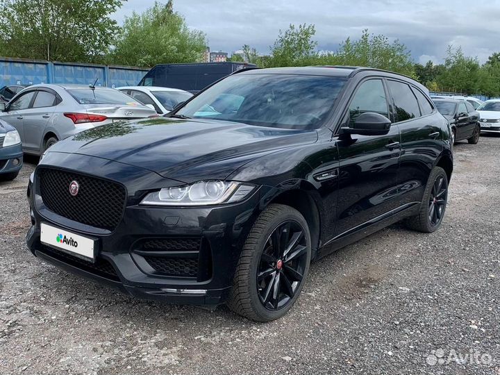 Jaguar F-Pace 2.0 AT, 2017, 83 000 км