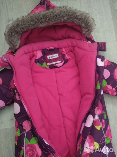Финский Зимний комбинезон Premont для девочки 92
