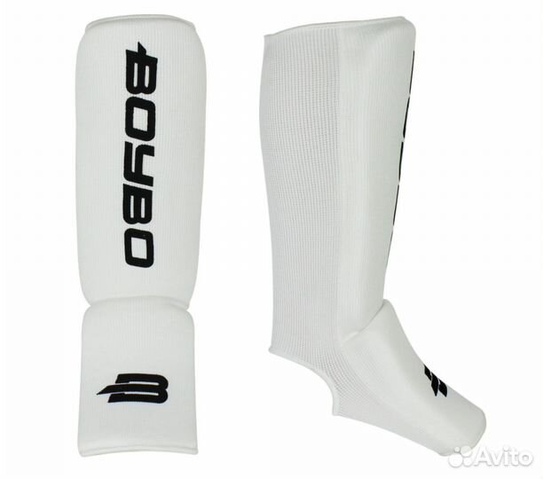 Щитки на голень BoyBo белые (L)