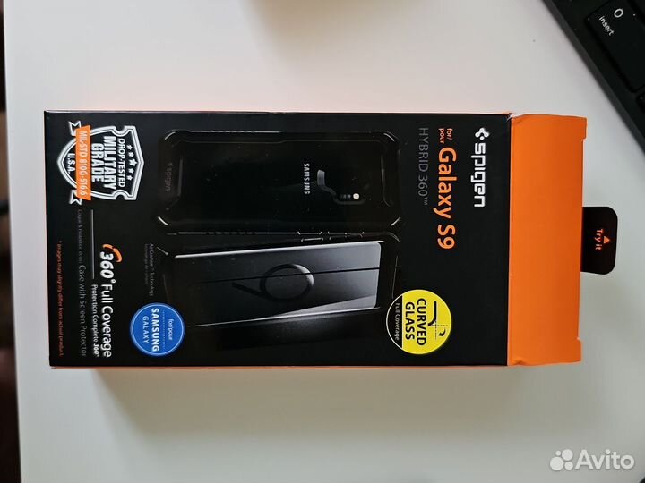 Чехол на Samsung galaxy S9 Spigen Hybrid 360