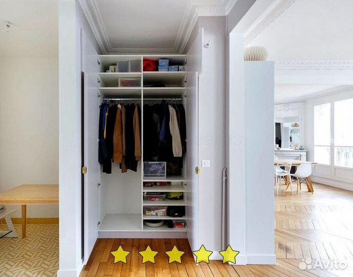 Гардеробная по вашим размерам