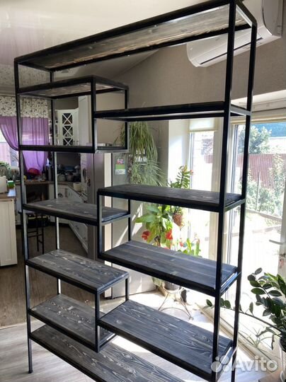 Стеллаж в стиле лофт