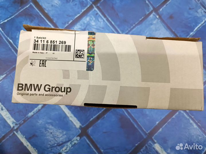 Тормозные колодки BMW F13 F01 F04