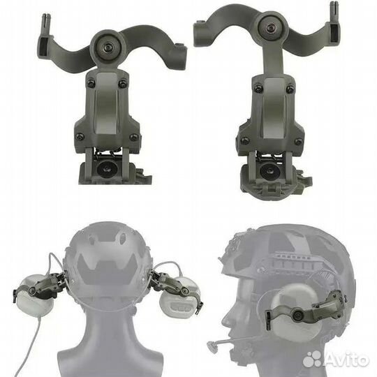 Крепления на шлем