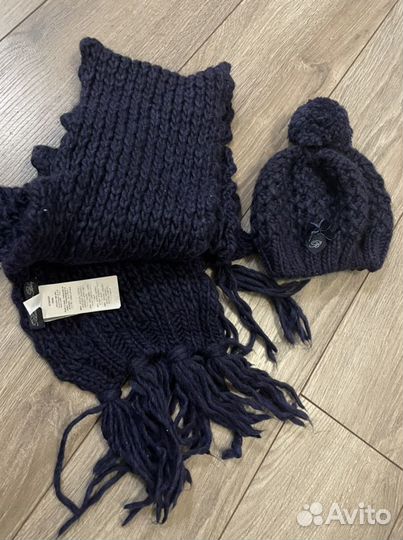 Комплект шапка, шарф на девочку 1/2 года