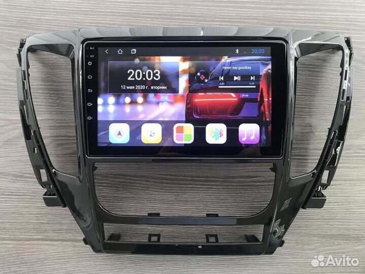 Магнитола TopWay TS7 на Mitsubishi Pajero Sport