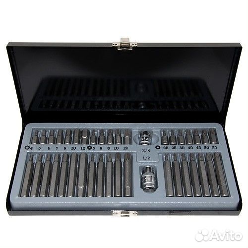 Наборы бит универсальные torx, spline, HEX