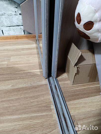 Двери для встроенного шкафа-купе зеркальные