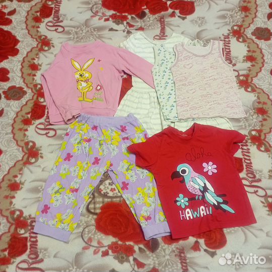 Детские вещи пакетом на девочку 2-3 лет