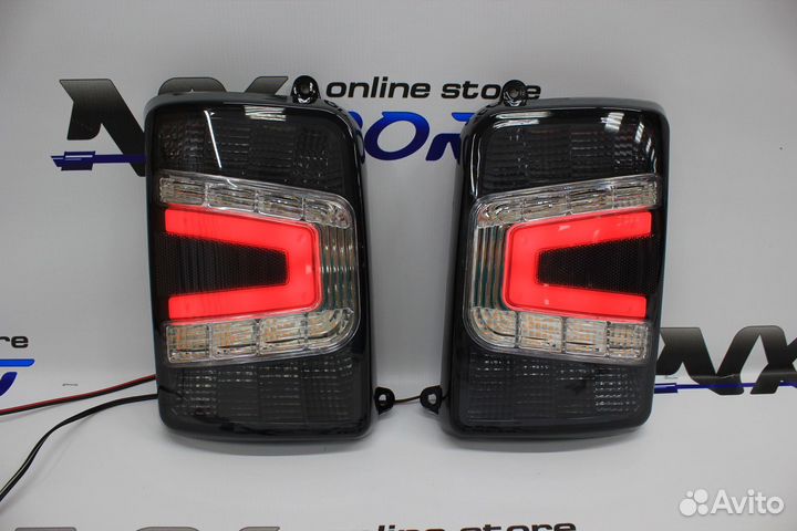 Фонари (темные) Niva 4x4 в стиле Lexus