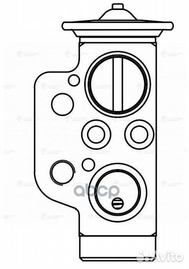 Клапан расш. кондиционера (трв) для а/м VW Toua
