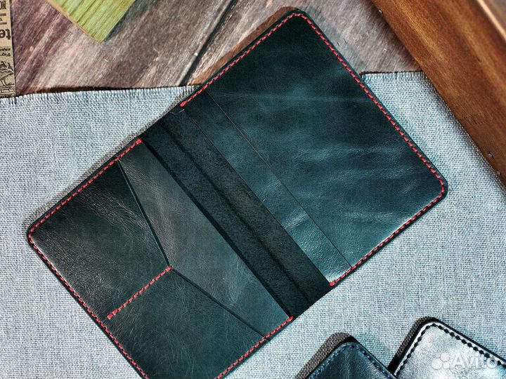 Обложка на паспорт ручной работы