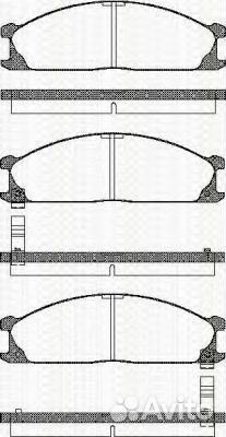 Колодки тормозные 41060