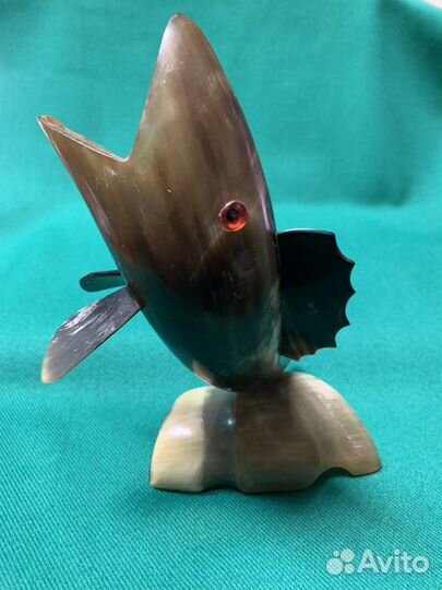 Советский сувенир из рога. Рыба