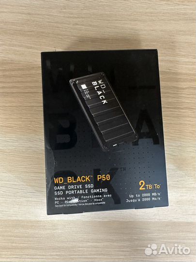 Ssd WD black P50 2tb