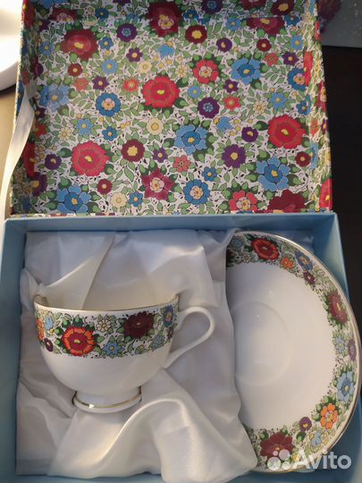 Чашка с блюдцем, чайная пара