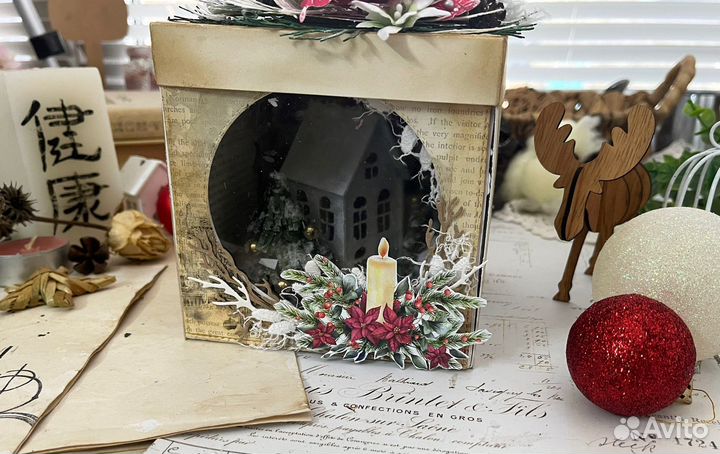 Новогодняя коробочка с сюрпризом