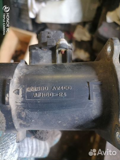 Датчик массового расхода воздуха nissan almera