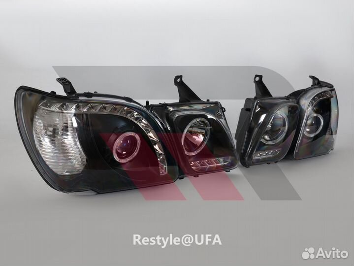 Фары Lexus LX470 LED Темные