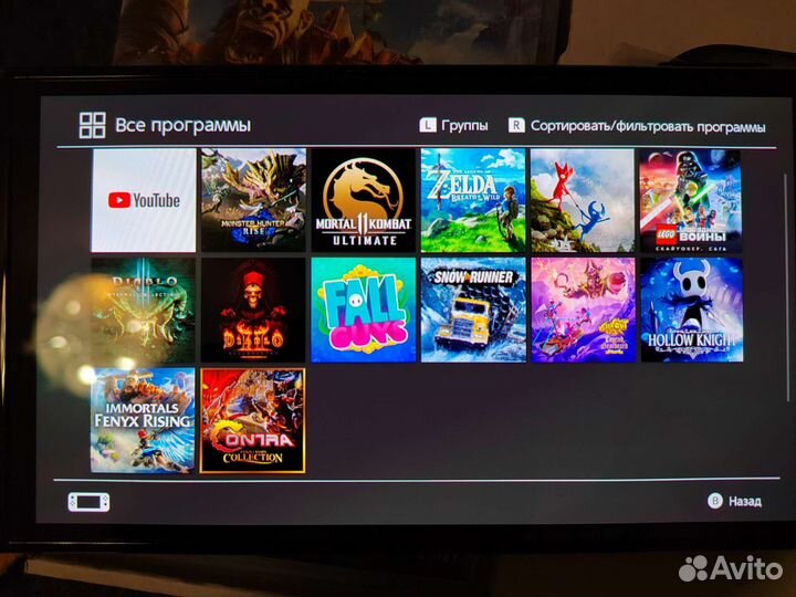 Nintendo switch oled с играми, сумкой и джойстиком